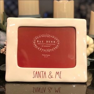 Rae Dunn Other - Rae Dunn SANTA AND ME picture frame Christmas Rae Dunn Other - Rae Dunn SANTA AND ME picture frame Christmas
